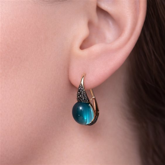 Boucles d'oreilles Lucos Femme in Argent ESOR C86-BLU - ESOR C86-BLU